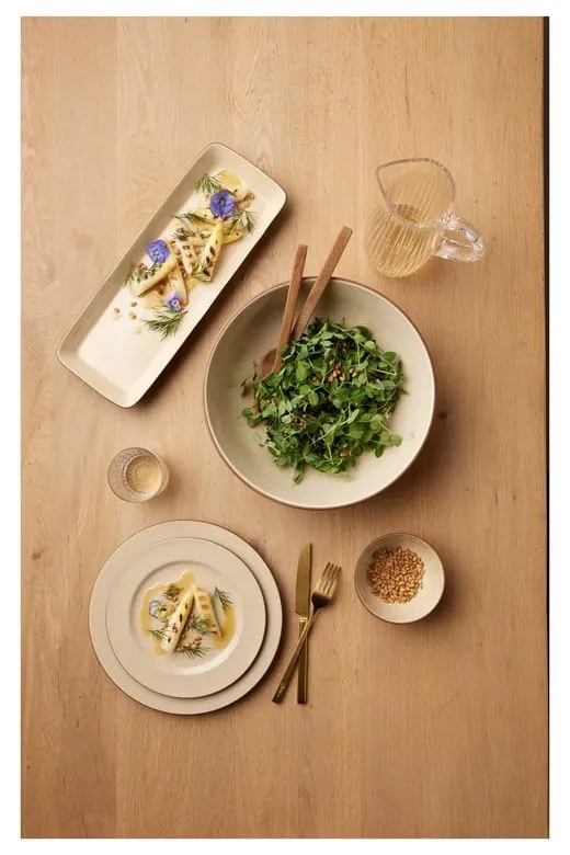 Бежова десертна чиния от керамика ø 22 cm - Bitz