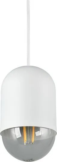 Бяло метално висящо осветително тяло ø 11 cm Nara – Reality