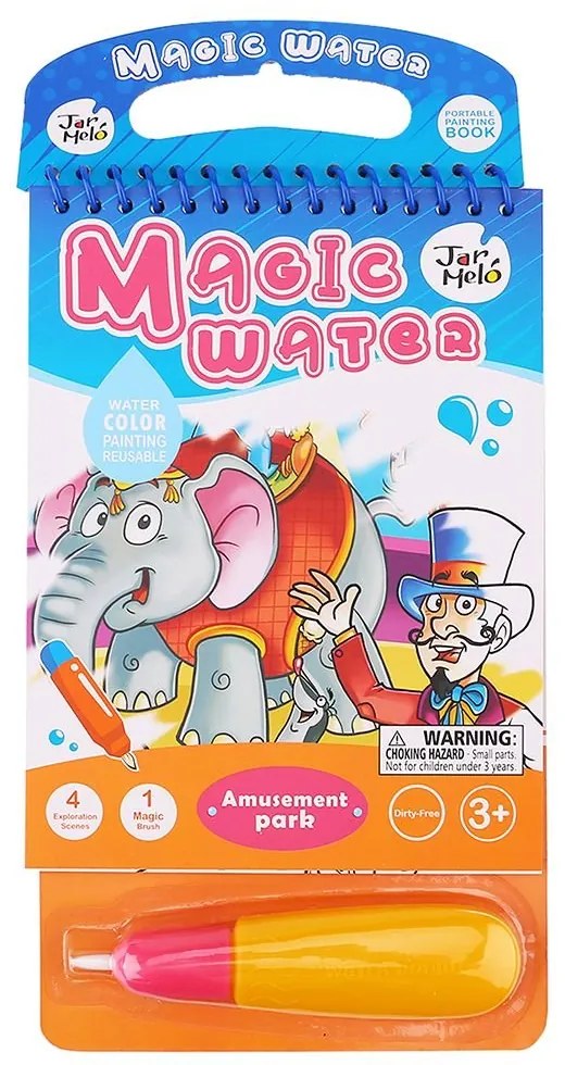 Jarmelo - Книжка за рисуване с вода Веселите животни