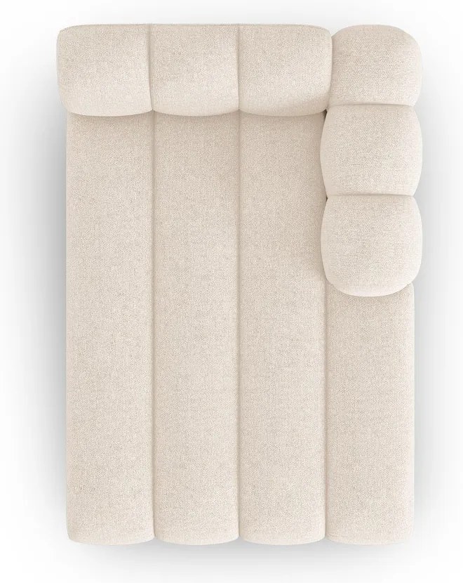 Кремава лежанка (десен ъгъл) Lupine – Micadoni Home