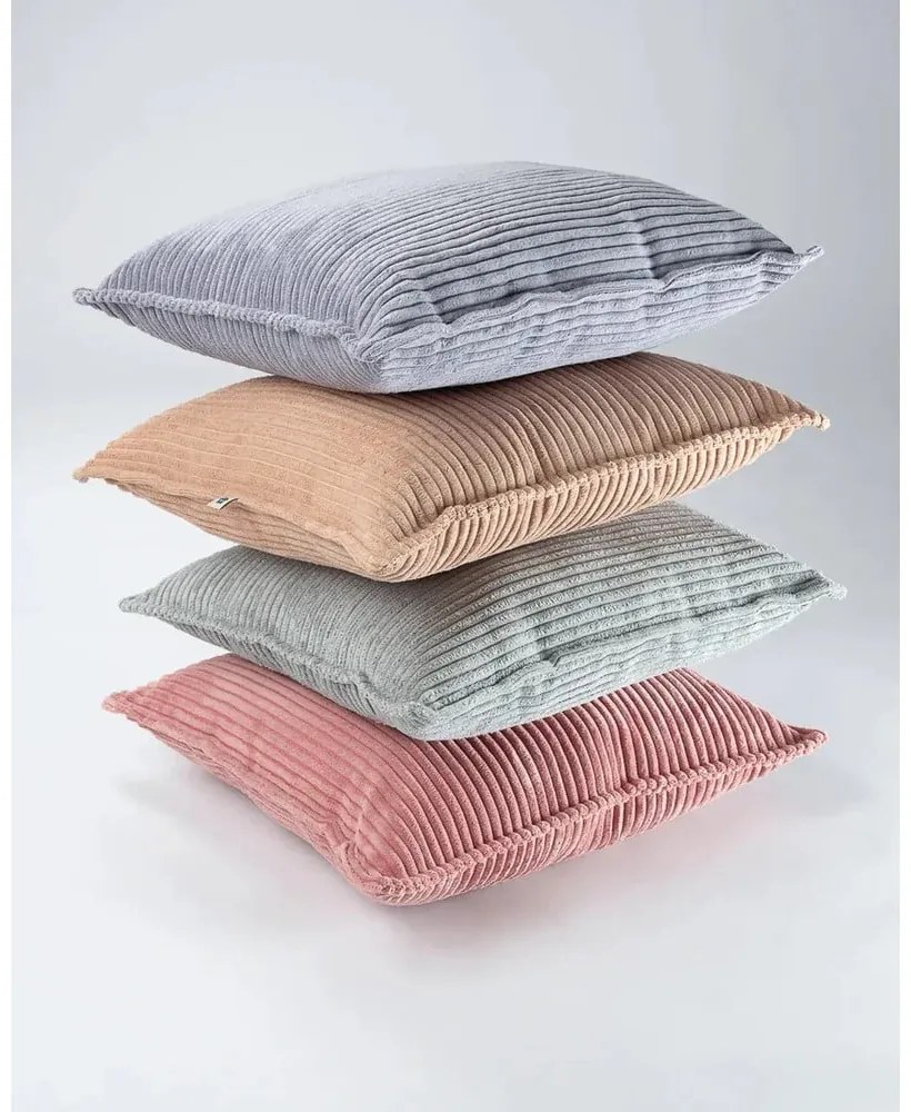 Розова детска възглавница за диван от рипсено кадифе Bolster – Wigiwama