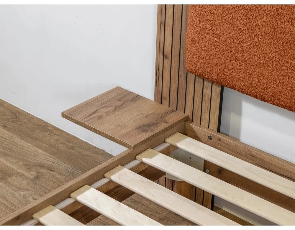 Оранжево двойно легло с включена подматрачна рамка 140x190 cm Lior – Bobochic Paris