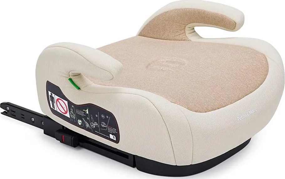 PETITE&amp;MARS - Подсилваща седалка за кола OPTIMUS PRO i-Size 125-150 см (22-36 кг) бежов