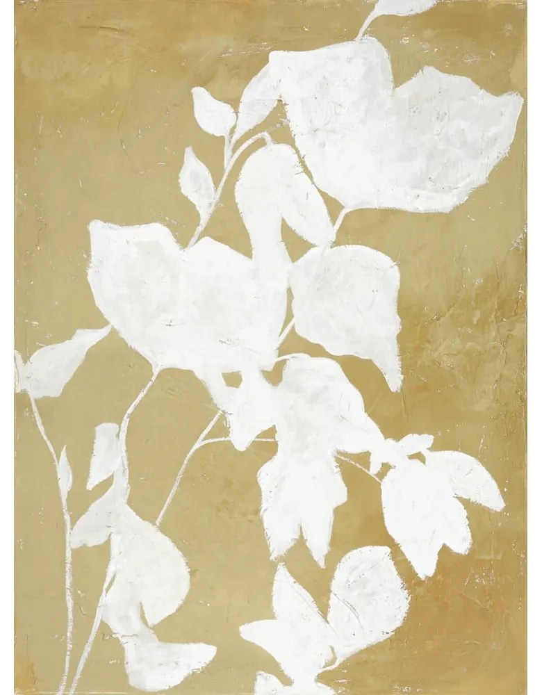 Ръчно рисувана картина 90x120 cm Yellow - Malerifabrikken