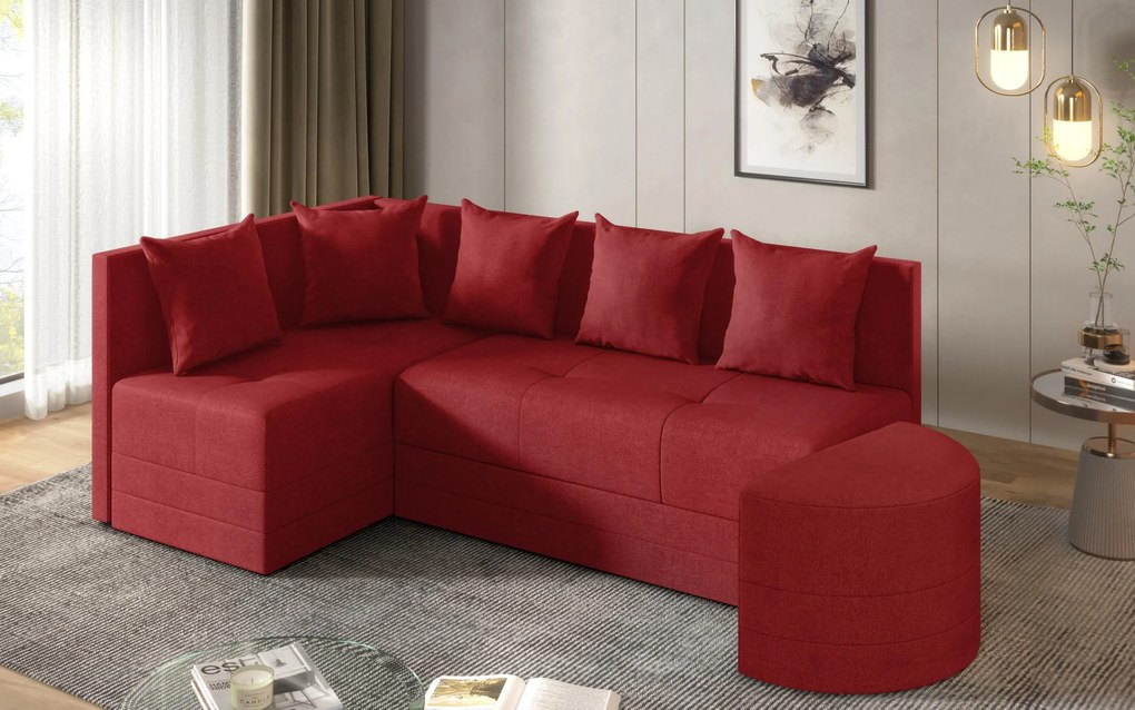 Разтегателен ъглов диван Рейли