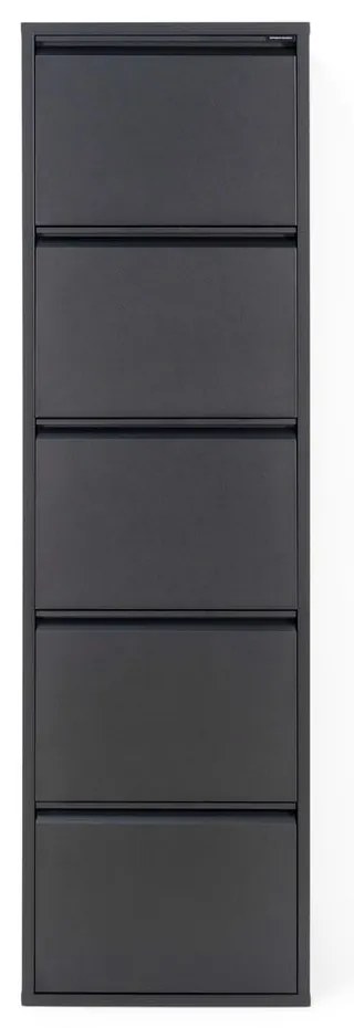 Черен метален шкаф за обувки Billy - Spinder Design