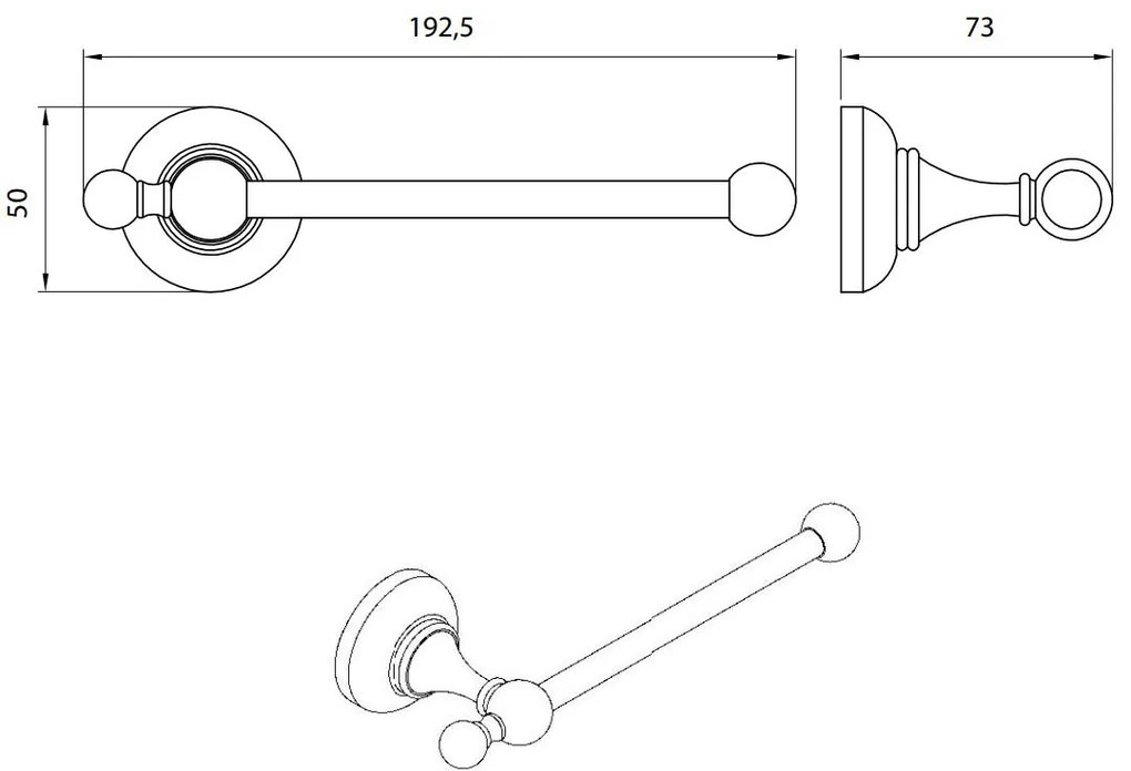 Държач за хартия Performa Victoria