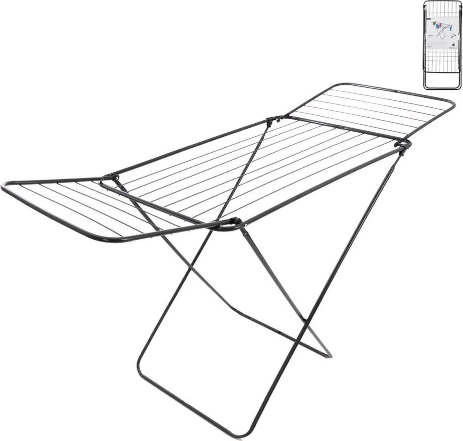 Черна/антрацитна сушилня за дрехи 15 m – Orion