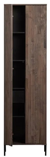 Кафяв гардероб от декор от ясен 60x210x42 cm Gravure – WOOOD