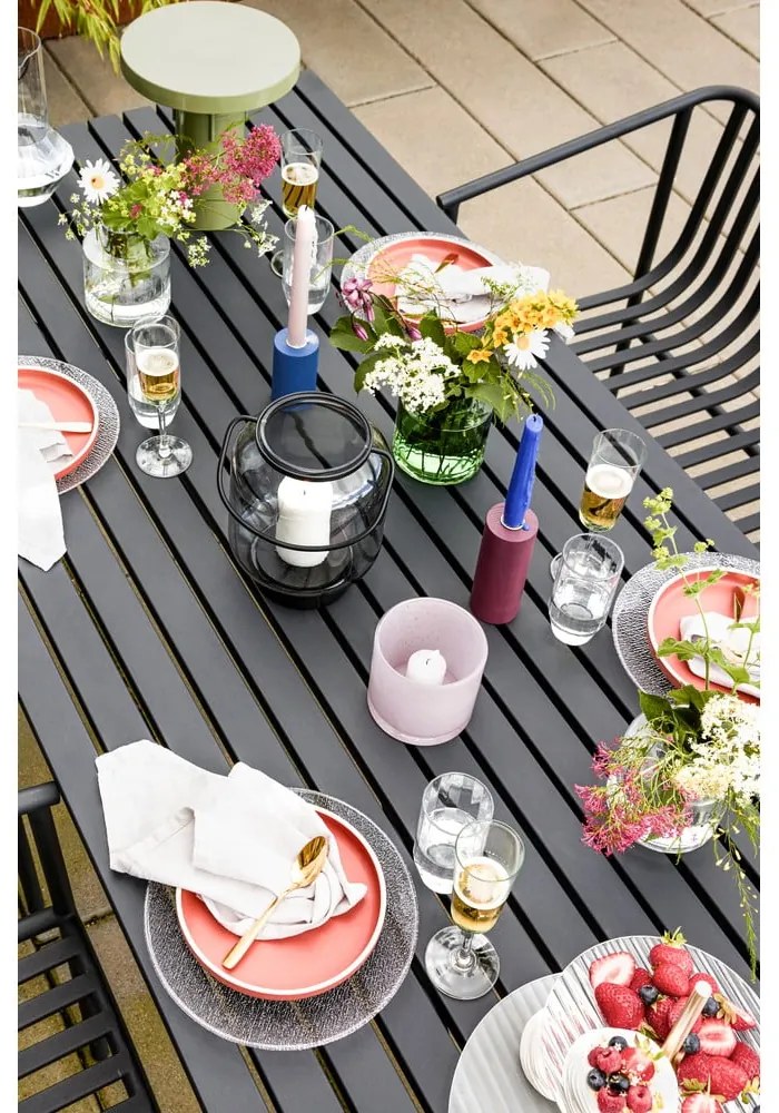 Зелена LED затъмняваща се настолна лампа с метален абажур (височина 28 cm) BringMe – Hübsch