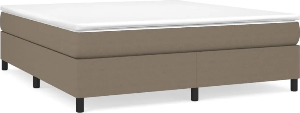 3120882 vidaXL Рамка за легло с пружини, таупе, 180x200 см плат