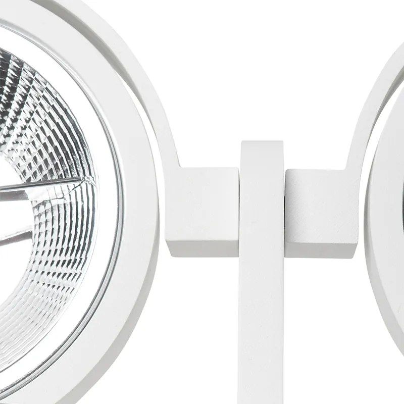 Модерен прожектор бял 2-светлина - Master 111
