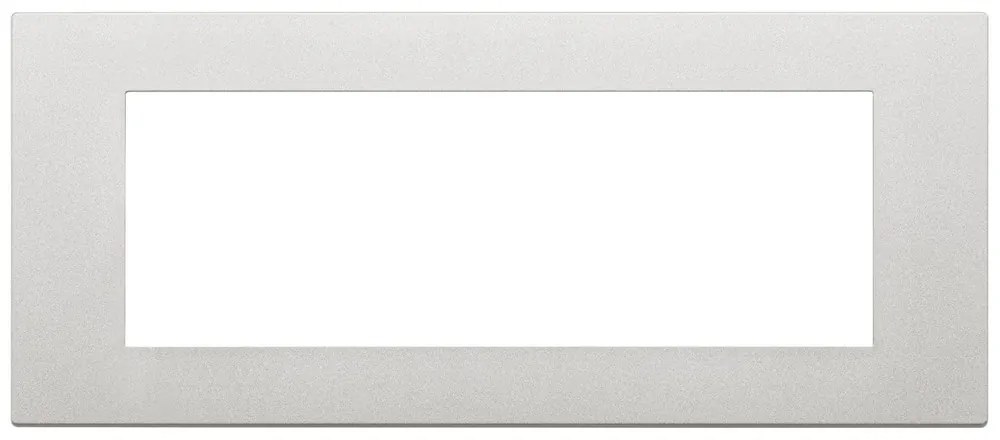 VIMAR 30657.20 Декоративна рамка Linea, 7M, Silver,