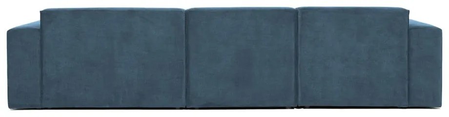 Син ъглов диван от рипсено кадифе (десен ъгъл) Sting – Scandic
