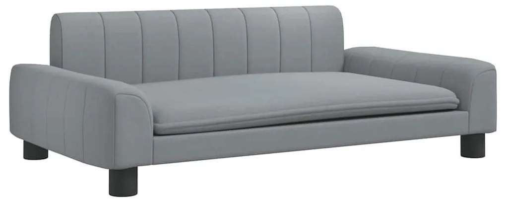 3196258 vidaXL Детски диван, светлосив, 90x53x30 см, текстил