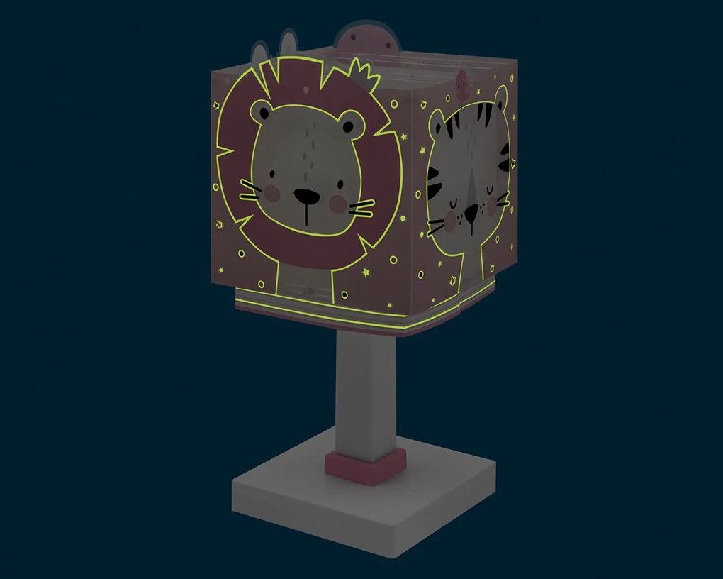 Лампа за четене Ango Baby Jungle-Pink