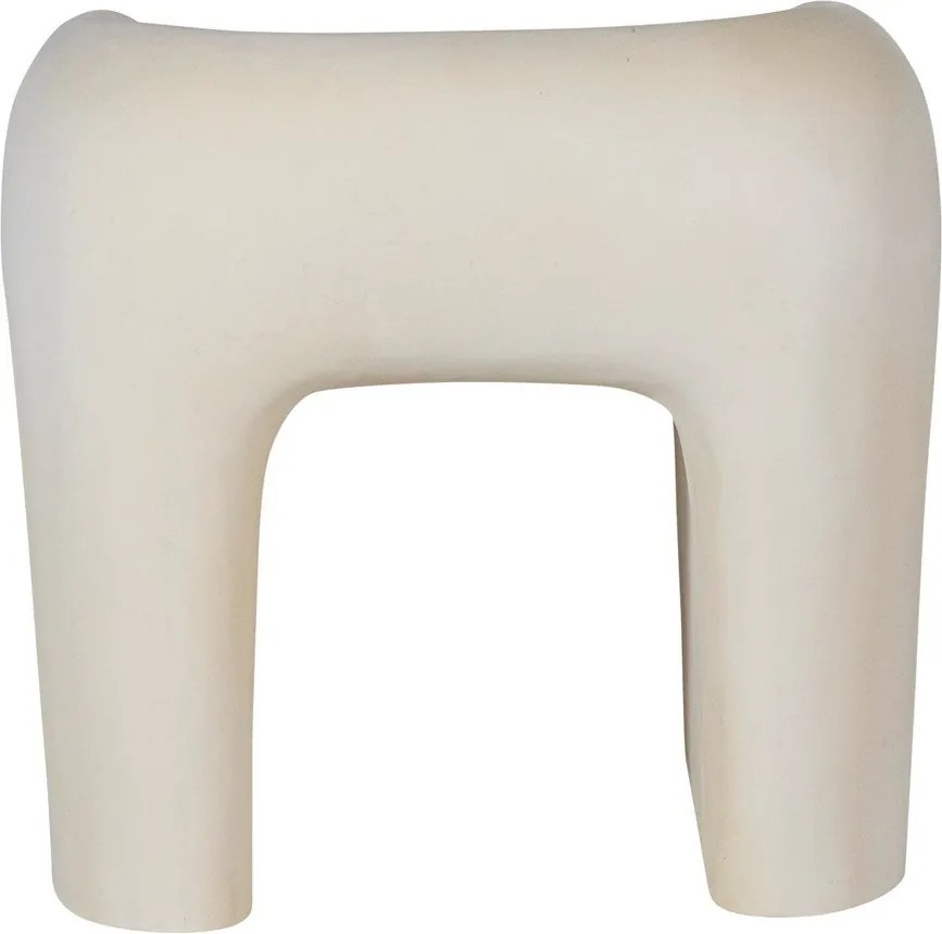 Пластмасов градински стол в цвят слонова кост Nivo – WOOOD