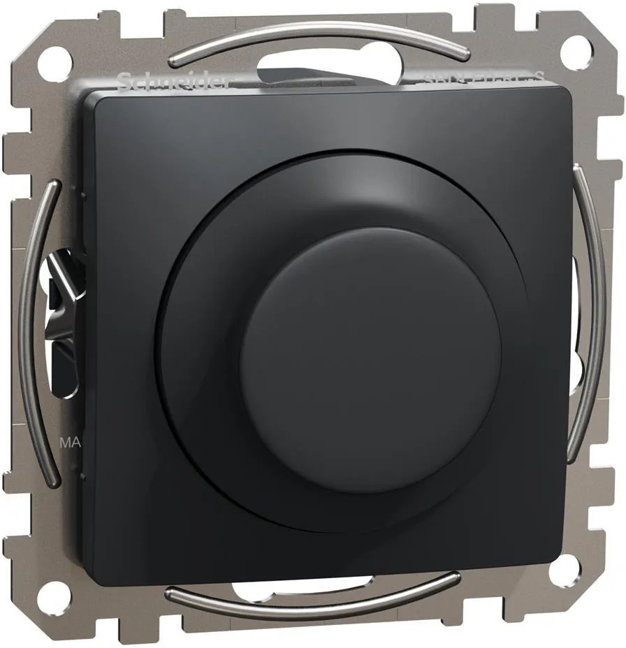 SE Димер ротативен R3-370W LED3-200VA цвят Антрацит Sedna  - SDD114501