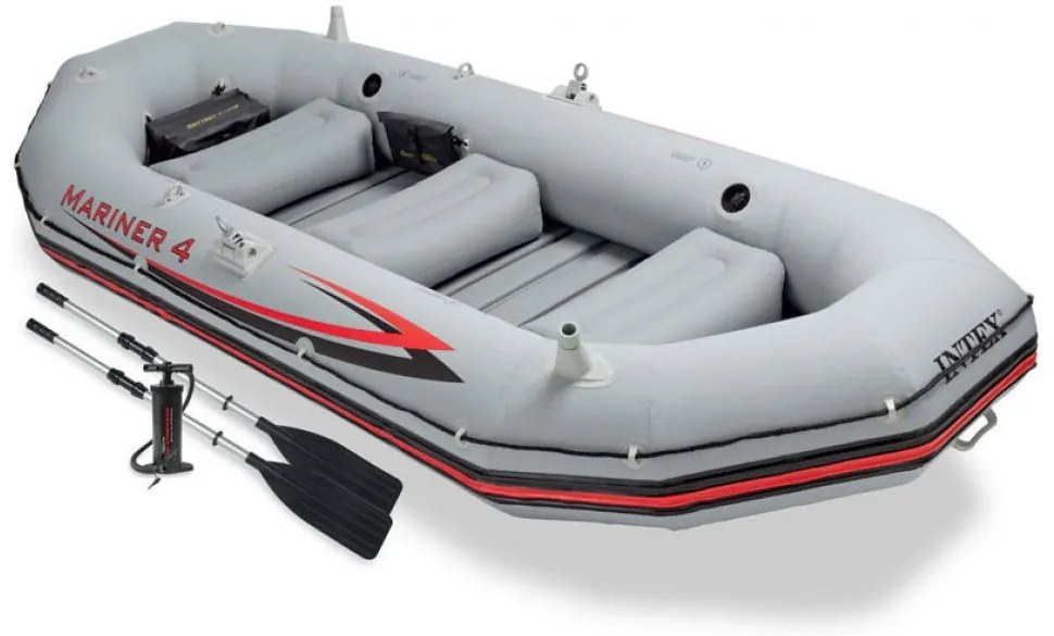 Intex - Надуваема лодка комплект Mariner 4 68376