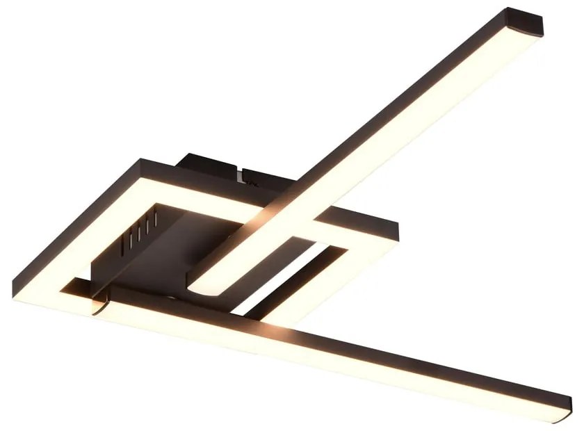 Черна LED светлина за таван 16x54 cm Viale - Trio