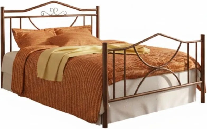 Легло Roza-150x200-Brown Σφυρίλατο-Με ποδαρικό