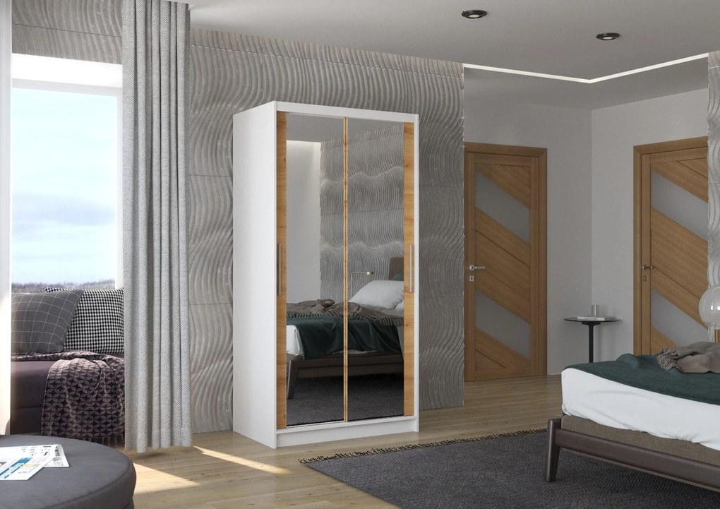 Гардероб Nubia 100 Sliding-White