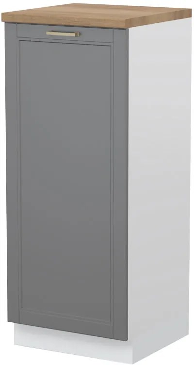 Подов шкаф Висок Tahoma K14-60-1KF-White matte - Graphite