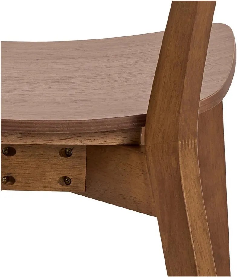 Кафяв трапезен стол Roxby – Actona