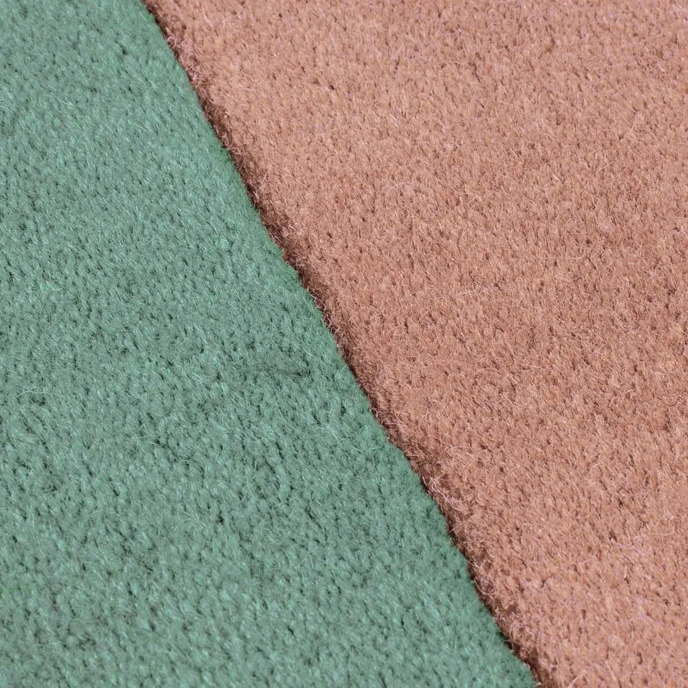 Син ръчно изработен вълнен килим 150x240 cm Lozenge Bright Multi – Flair Rugs