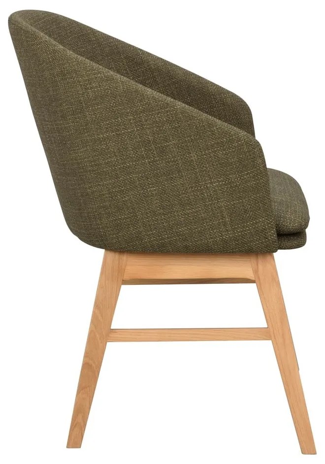Зелени тапицирани трапезни столове в комплект 2 бр. Windham – Rowico