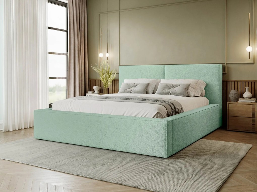 Тапицирано легло Santos-Мента-140 x 200