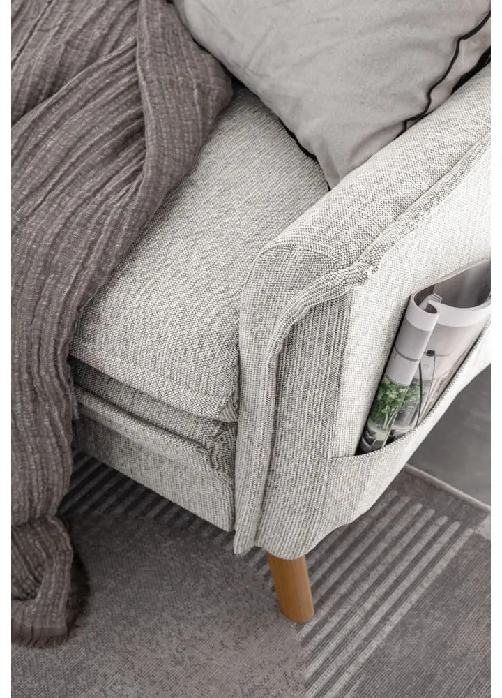 Бежов разтегателен ъглов диван (десен ъгъл) Charming Charlie – Miuform