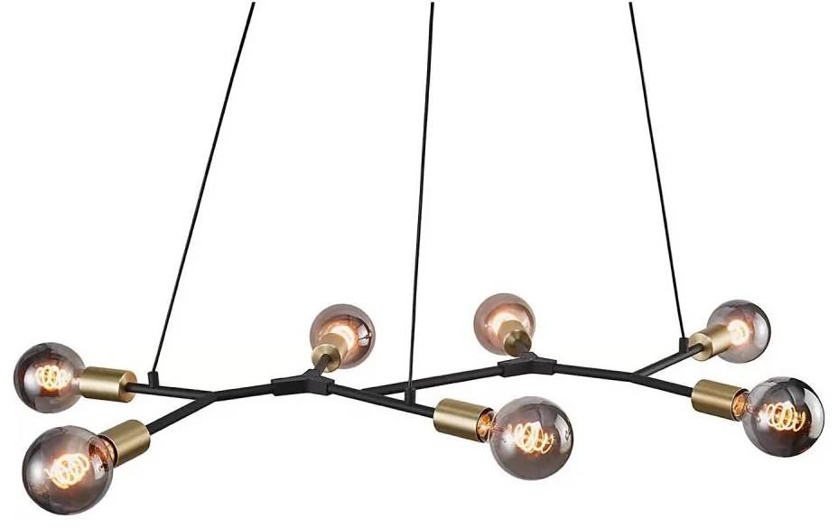 Nordlux - Полилей с кабелно окачване JOSEFINE 7xE27/60W/230V