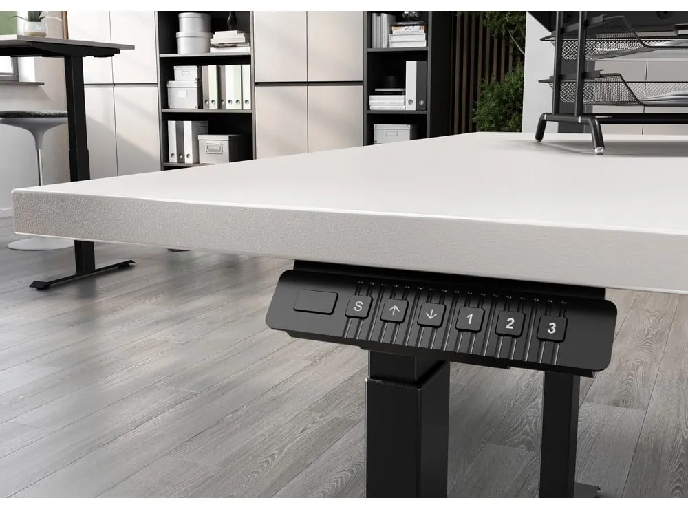 Регулируема работна маса с електрическо регулиране на височината 80x180 cm Bedano – Germania