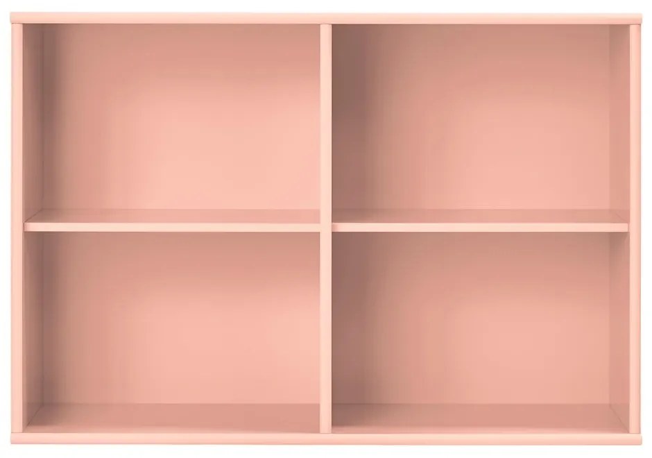 Розова висяща библиотека 89x61x32,5 cm Mistral – Hammel Furniture
