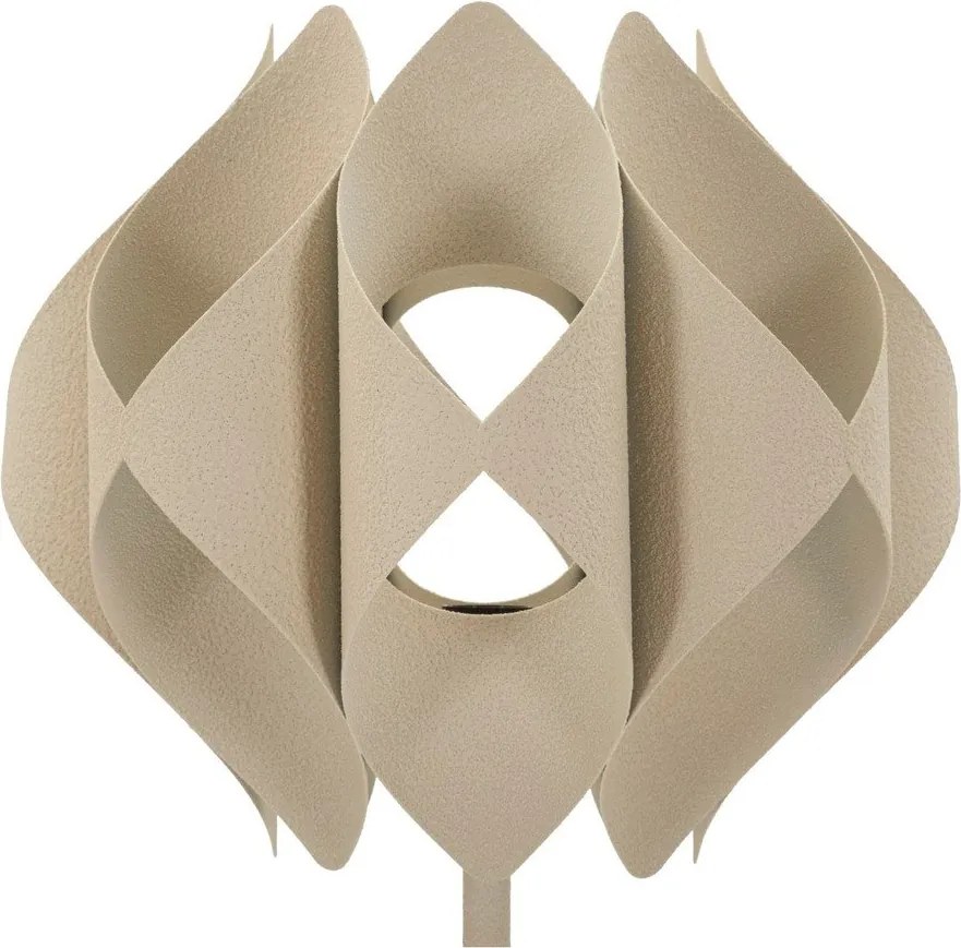 Бежова подова лампа с метален абажур (височина 155 cm) Space – Mauro Ferretti