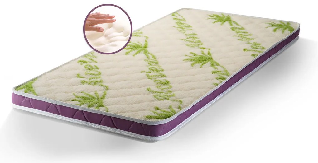 Топ матрак с мерино и алое вера 6 cm, Medico Merino Lavande Memory