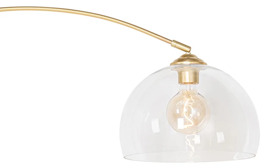 Интелигентна дъгова лампа месинг с прозрачно стъкло, включваща WiFi G95 - Arc