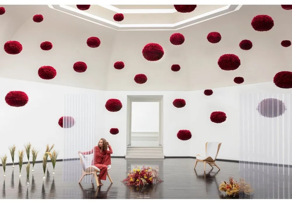 Абажур в цвят бордо ø 65 cm Eos large - UMAGE