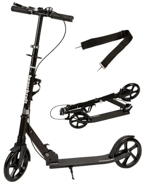 Сгъваем алуминиев скутер 95-105 см - повече цветове Бял