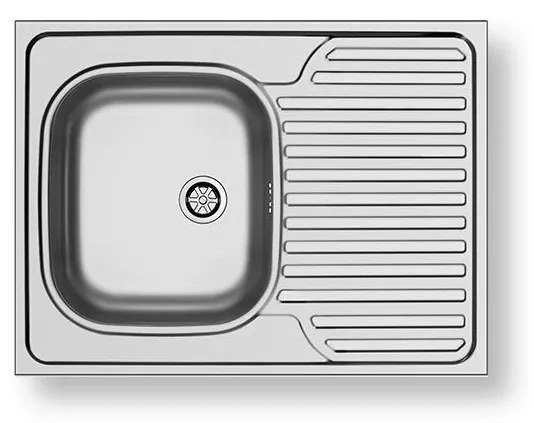Pyramis 101041501 - Кухненска мивка CORE 80x60 см сатен