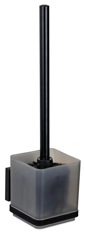 WENKO 71450800 - комплект за WC VACUUM-LOC QUADRO ED 9,5x37 cm черен