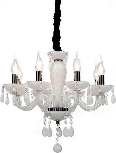 Полилей Blaze осветително тяло с осем светлини-бял