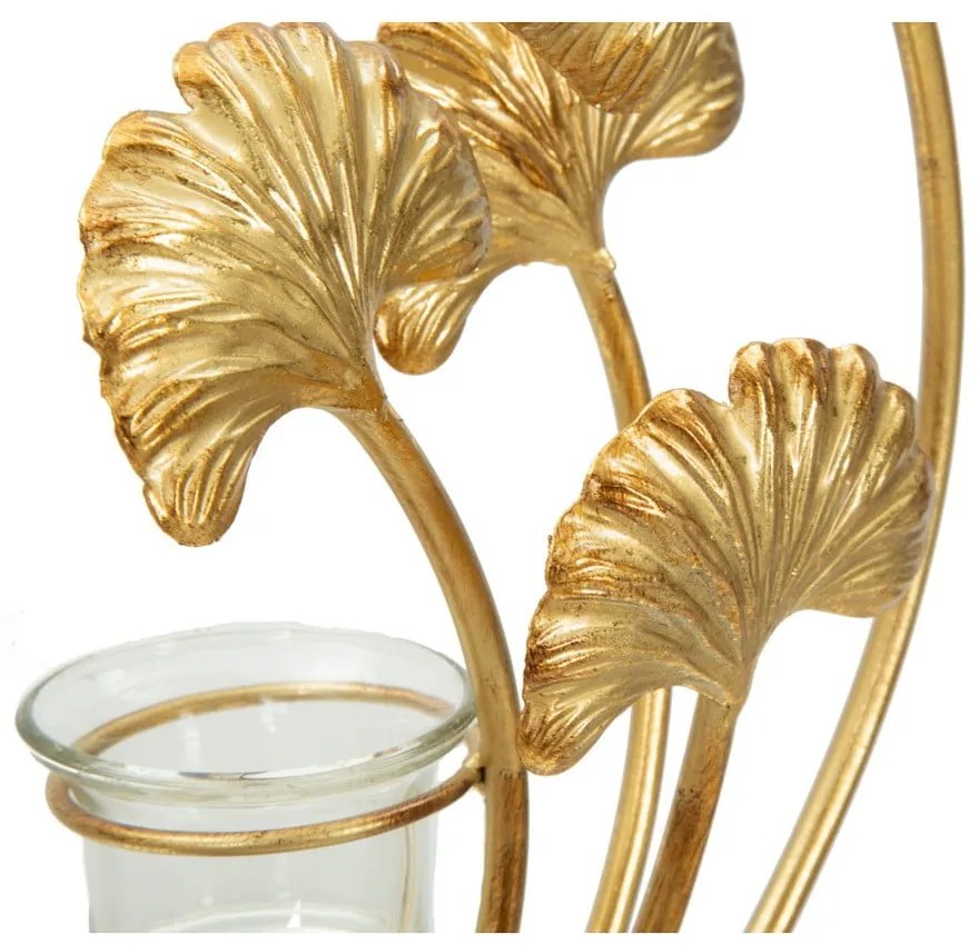 Железен свещник в златист цвят Iris - Mauro Ferretti