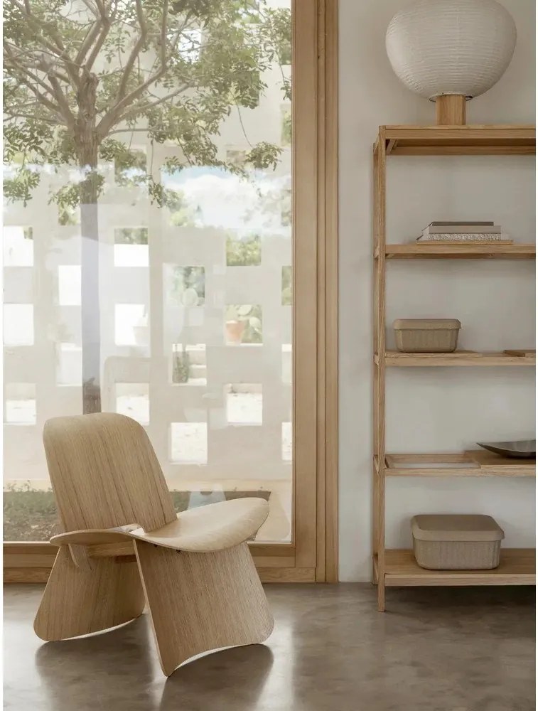 Стелаж от декор от дъб в естествен цвят 105x170x40 cm Sukoya – Blomus