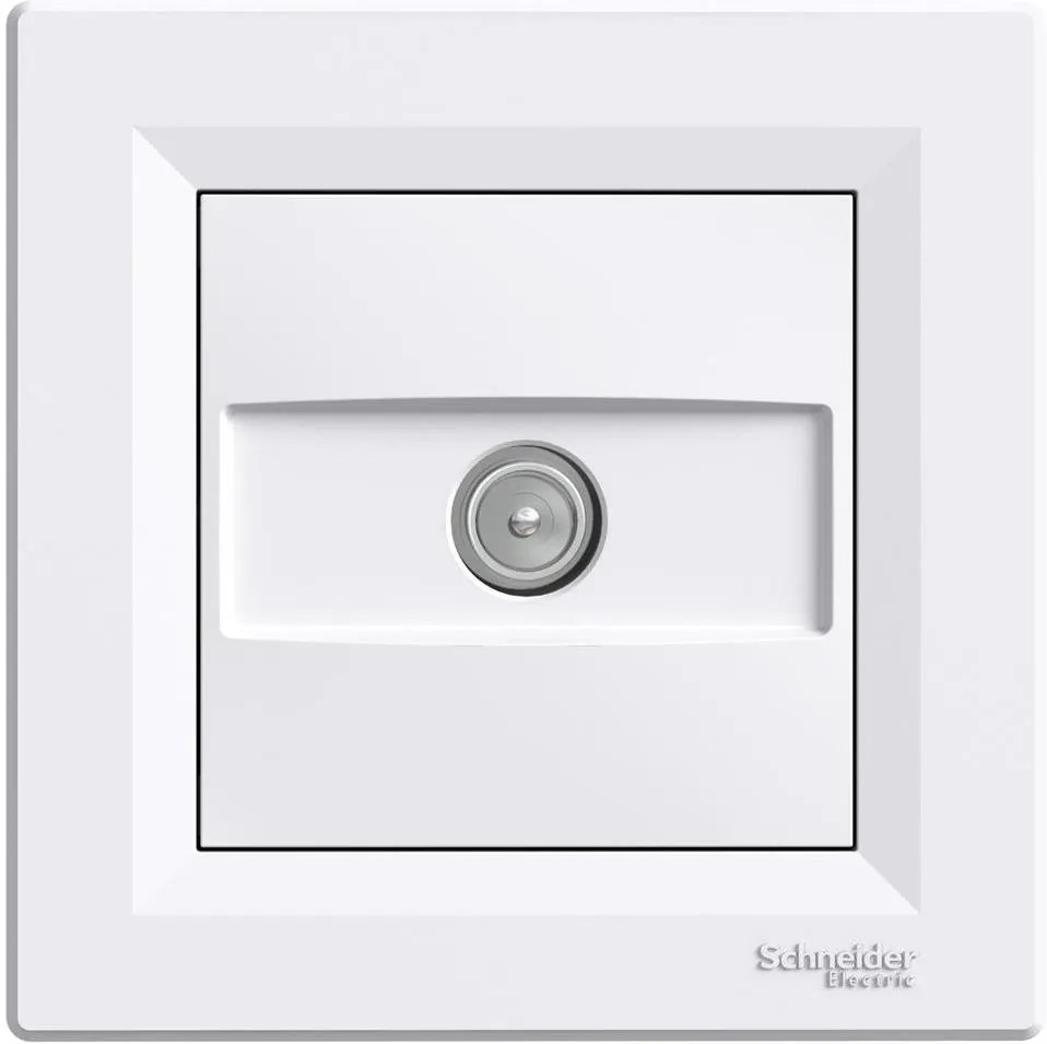 SE Розетка TV крайна 1dB моноблок цвят Бял Asfora  - EPH3200121