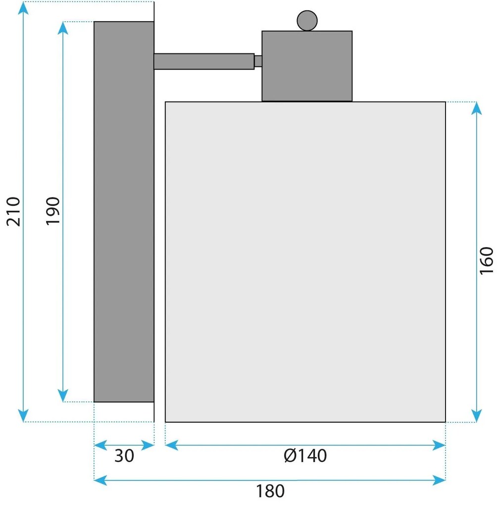 Аплик APP1823-1W NATURE BLACK