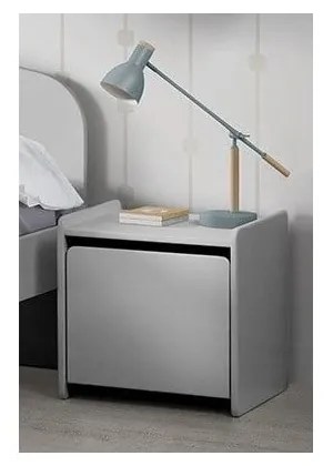 Сиво нощно шкафче Kiddy - Vipack