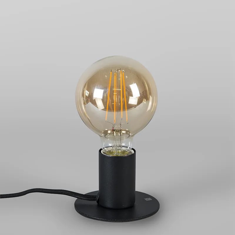 Модерна настолна лампа черна - Facil