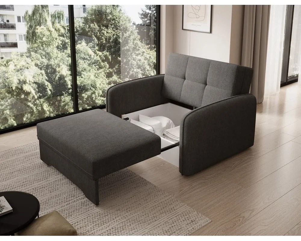 Тъмносиво кресло Laine – ELTAP